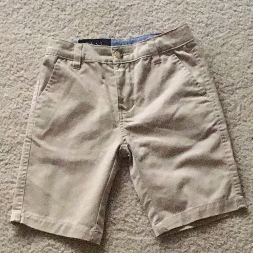 NWT Boys Chaps Flat-Front Khaki Shorts size 6